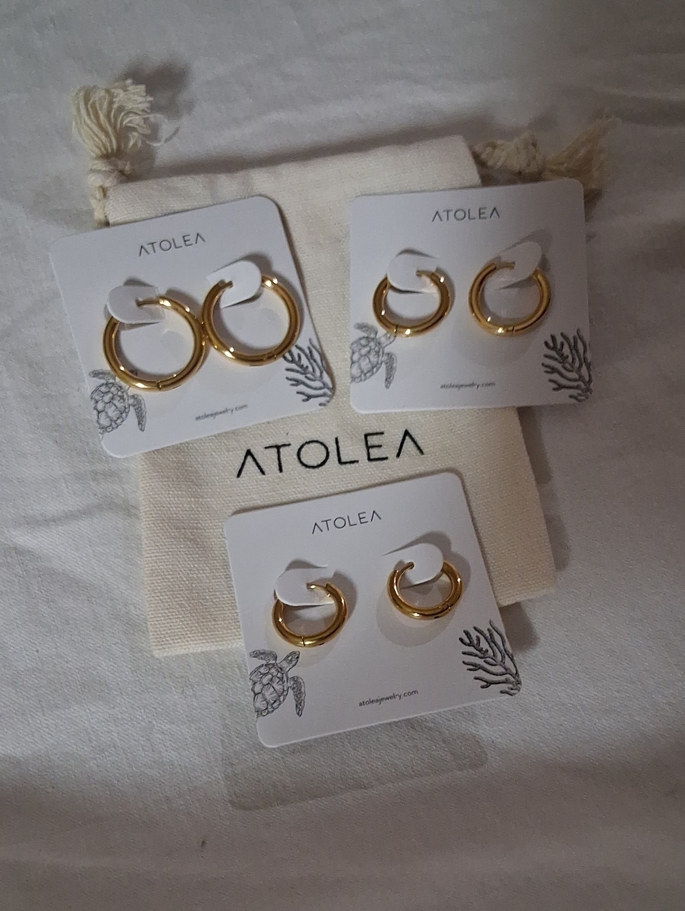 Gold Hoop Earrings - Classic Lightweight Hoops